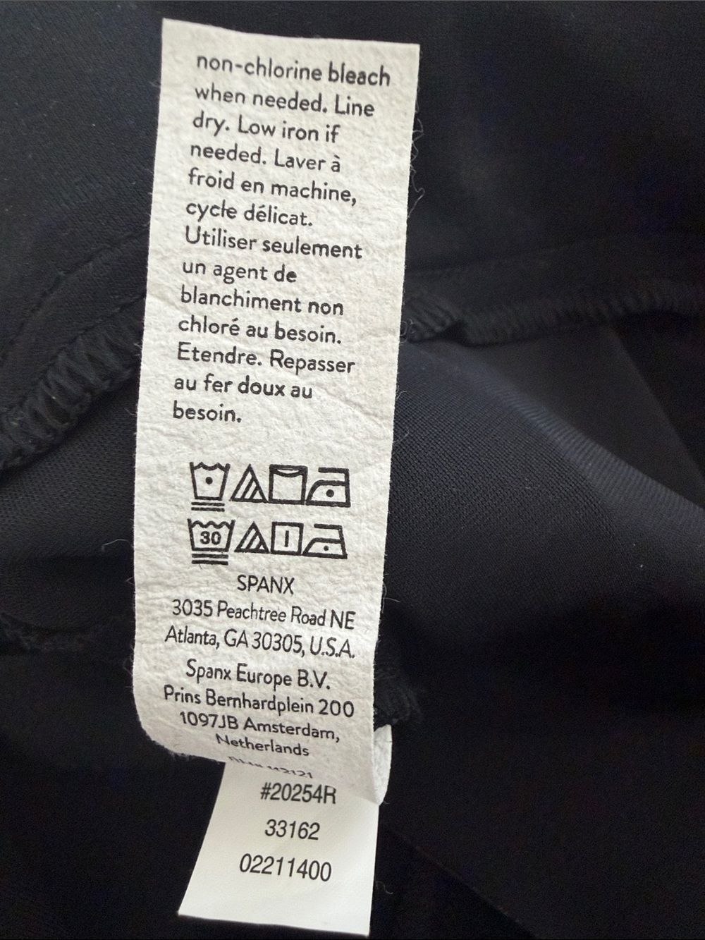 SPANX Perfect Fit Ponte Slim Straight Pants Classic Black Size Large Regular - Picture 6 of 7